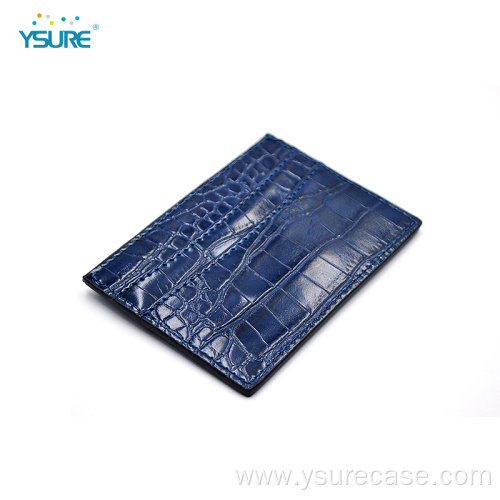 Newest design RFID Crocodile Genuine leather cardhoder